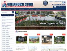 Tablet Screenshot of greenhouse-store.com